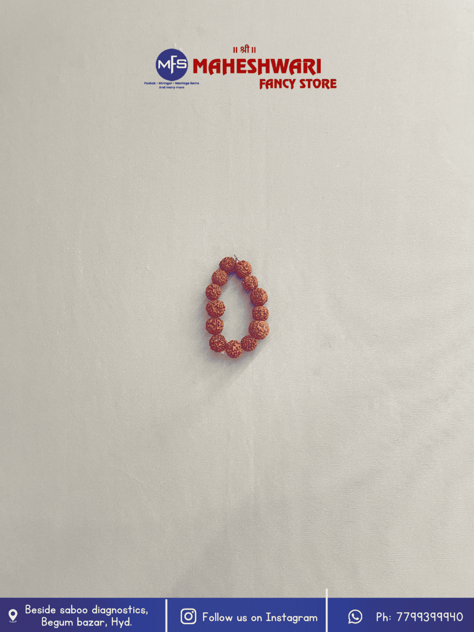 Maheshwari Fancy Store - Rudraksha Bracelet